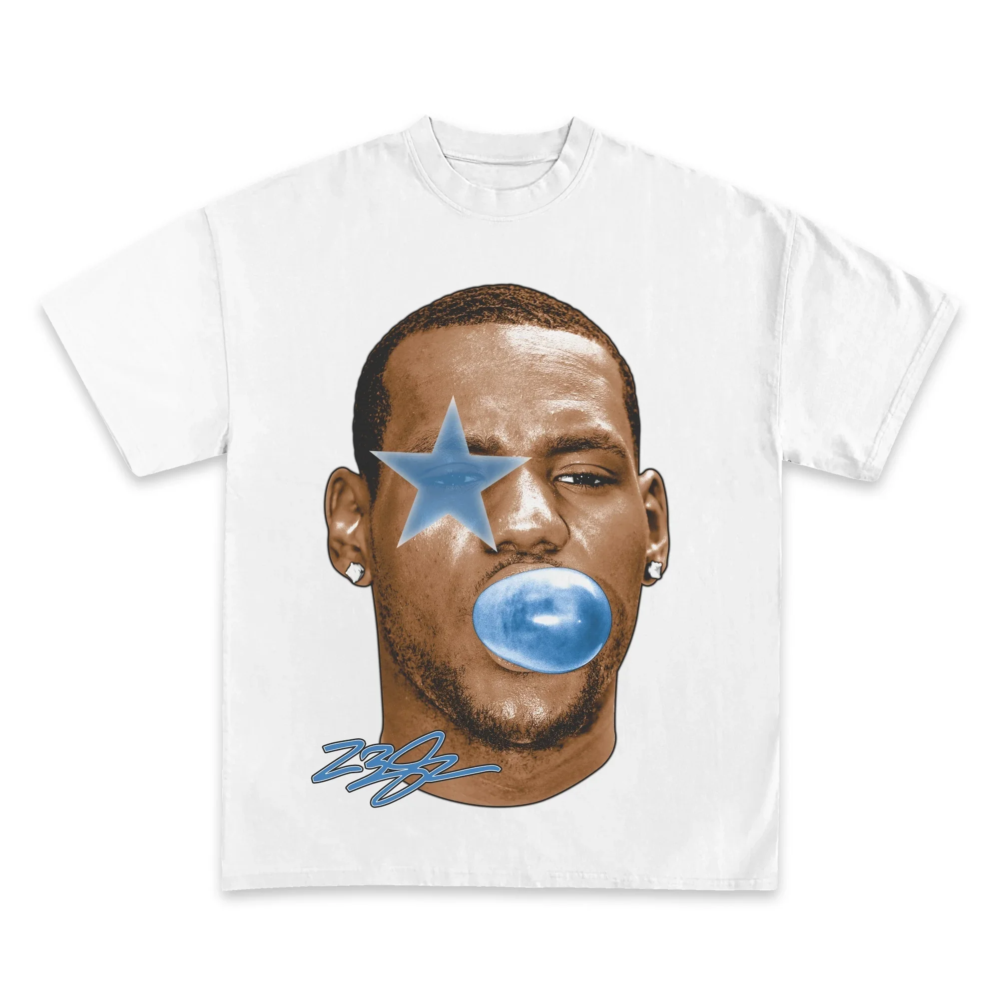 Streetwear Brand Clothing - レブロン・ジェームスバスケットボールスター Tシャツ男性女性半袖コットン Tシャツアメリカンヴィンテージブランド Tシャツ夏トップスストリート