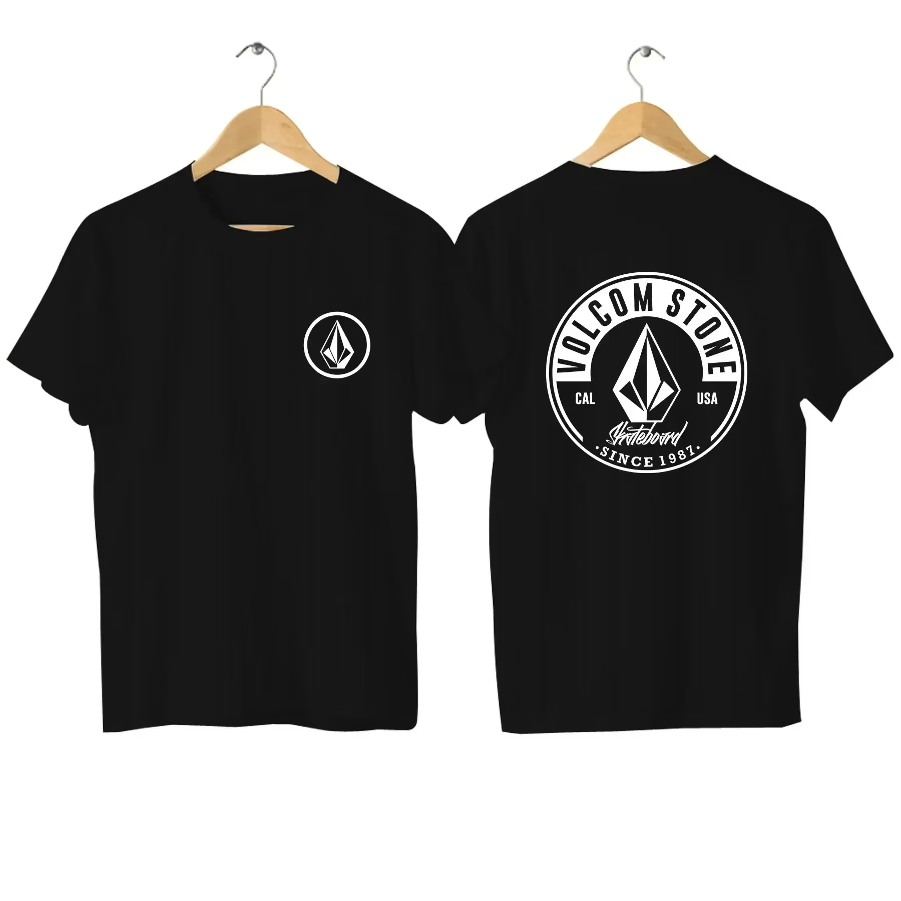 Streetwear Brand Stoned & Co - Volcom Stone メンズとレディースのホットファッションブランドコットン半袖 T シャツブランドプリントトップスとカジュアルストリートウェア