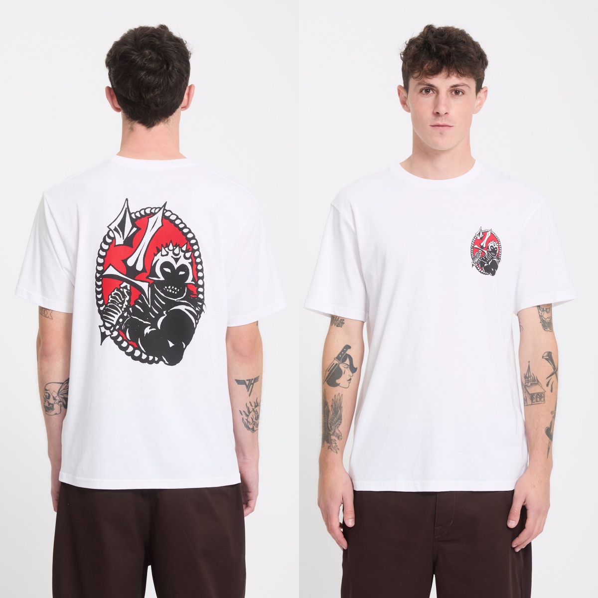 Streetwear Brand Stoned & Co - フォーザ・ストーン ボルコム アウトドア エクストリームスポーツ トレンドブランド グラフィックTシャツ