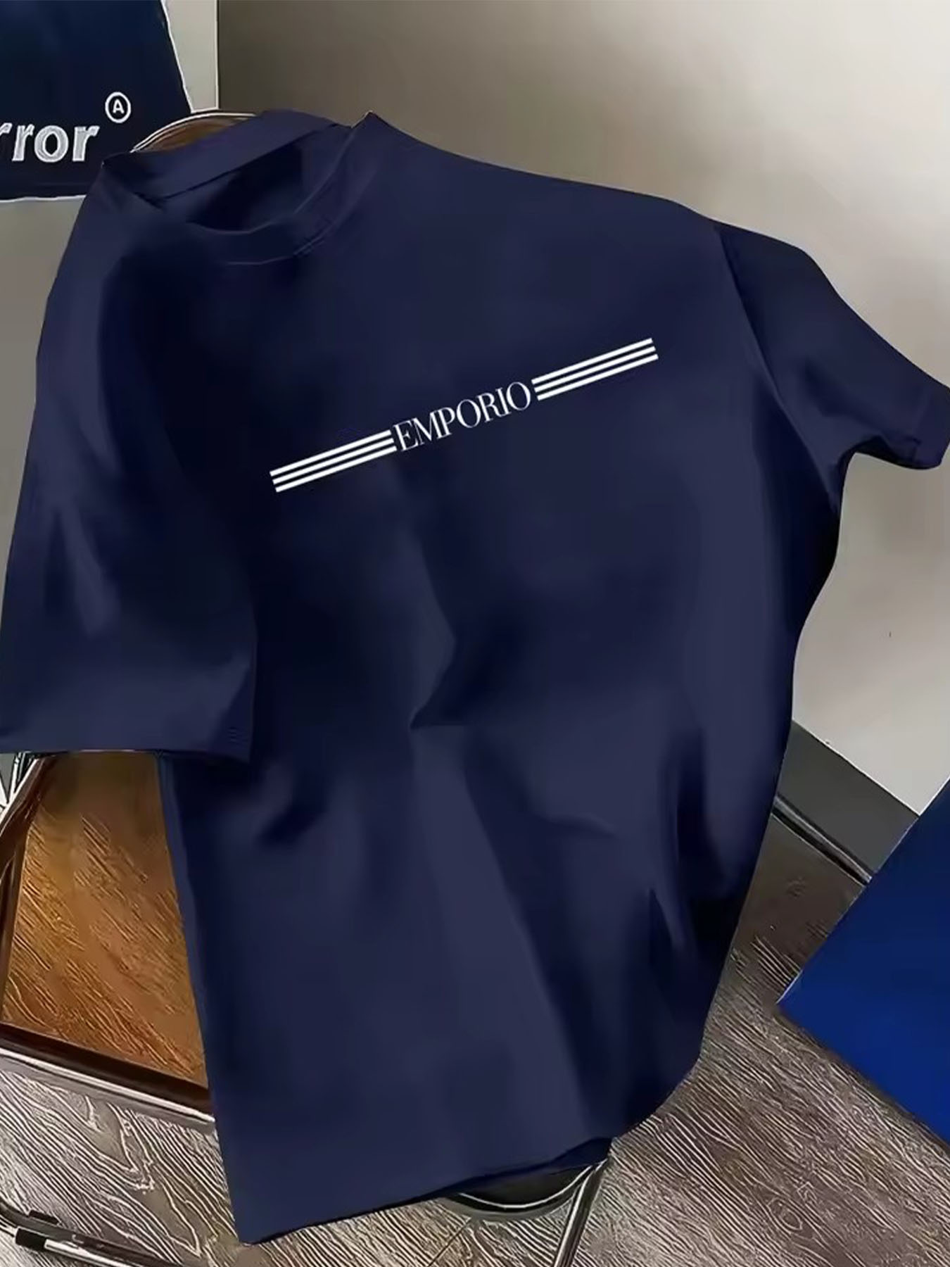 Streetwear Brand Clothing - メンズラグジュアリーブランド レタープリントTシャツ、100%ピュアコットン、半袖Tシャツ、プレミアムメンズアパレル、ストリートウェアスタイル