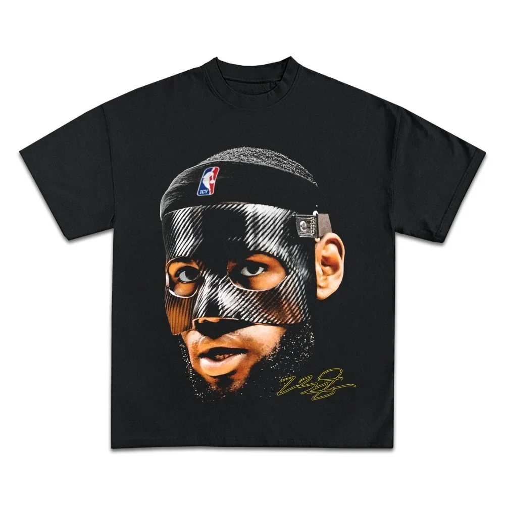 レブロン・ジェームスバスケットボールスター Tシャツ男性女性 - Streetwear Brand Clothing のレビューと価格
