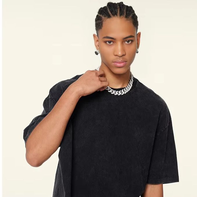 カスタムロゴ入り ヒップホップ ストリートウェア メンズ 1 - Streetwear Brand Clothing のレビューと価格