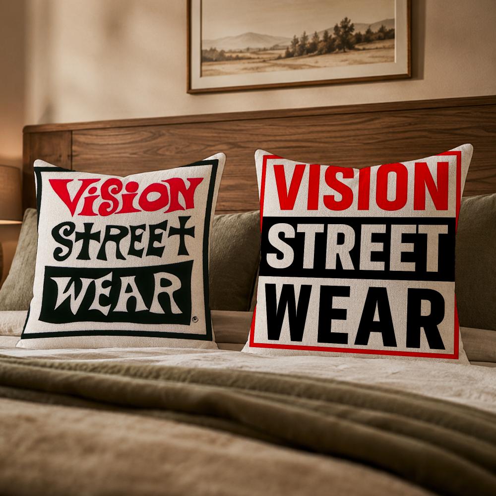 有名ブランドV-Visionストリートウェアのクッションカバ - Streetwear Brand Famous のレビューと価格