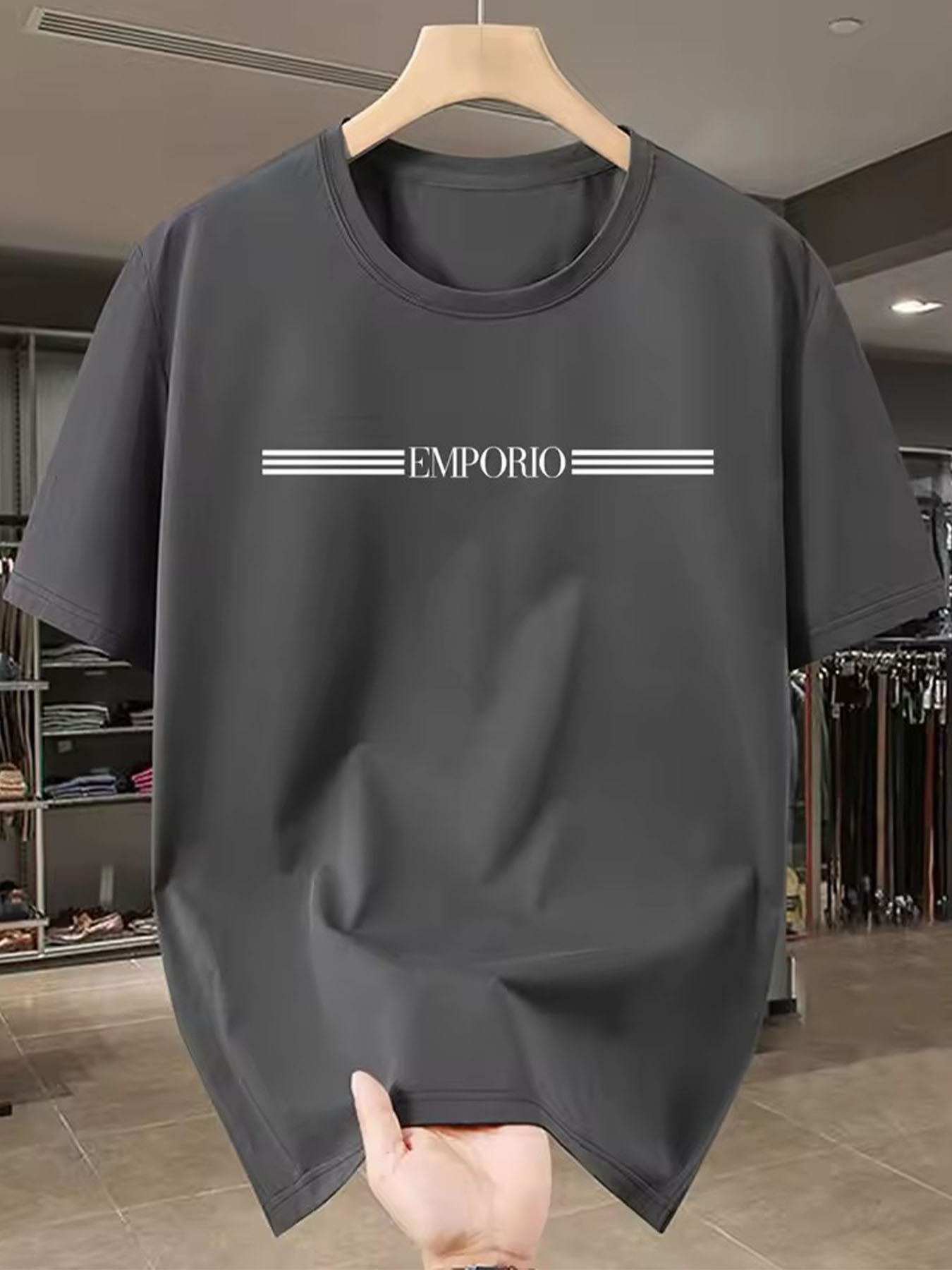 メンズラグジュアリーブランド レタープリントTシャツ、100 - Streetwear Brand Clothing のレビューと価格