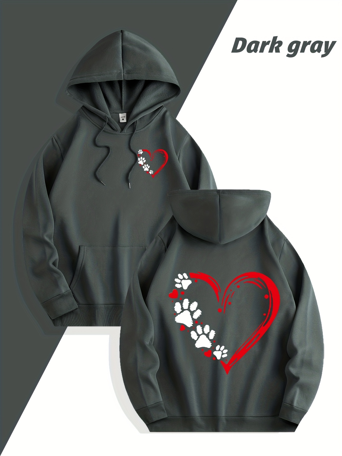 秋冬ストリートウェアブランド ハートプリント メンズスウェッ - Streetwear Brand Heart のレビューと価格